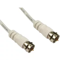 Cables Direct F M/M. 10m coaxial cable White