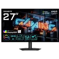 GIGABYTE MO27Q28GR 27" Glossy WOLED QHD Gaming Monitor 68.6 cm (27") 2560 x 1440 pixels Quad HD OLED 0.03 ms Black