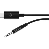 Belkin RockStar™ 3.5mm with USB-C™ Connector audio cable USB C Black