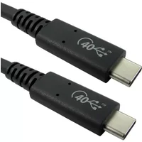 Cables Direct USB4-4080 USB cable USB4 Gen 2x2 0.8 m USB C 40 Gbit/s 100 W Black