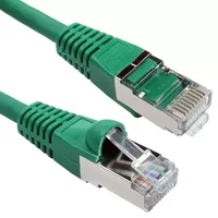 Cables Direct Cat6a 15m networking cable Green S/FTP (S-STP)