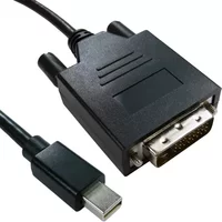 Cables Direct Mini DisplayPort - DVI. 1m DVI-D Black