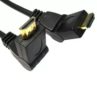 Cables Direct Swivel HDMI High Speed w/ Ethernet 1m HDMI cable HDMI Type A (Standard) Black
