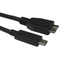 Cables Direct 1M USB 3.1 GEN 2 TYPE C - MO B10G3A 1 m Micro-USB B USB C USB 3.2 Gen 2 (3.1 Gen 2) 10 Gbit/s Black
