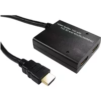 Cables Direct HD-SLT402 video splitter HDMI 2x HDMI