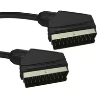 Cables Direct 2SS-20 SCART cable 20 m SCART (21-pin) Black