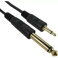 Cables Direct 2M6M3-020 audio cable 20 m 3.5mm 6.35mm Black