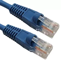 Cables Direct Cat5e. 20m networking cable Blue U/UTP (UTP)