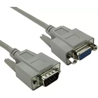 Cables Direct VGA Extension VGA cable 2 m VGA (D-Sub) Grey