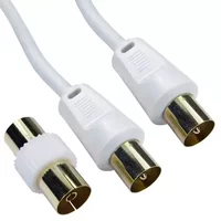 Cables Direct 2TV-50 coaxial cable 50 m White