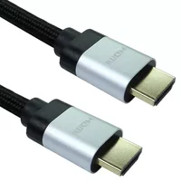 Cables Direct CDLHD8K-05SLV HDMI cable 5 m HDMI Type A (Standard) Black Silver
