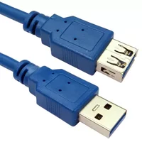 Cables Direct 5mtr USB 3.0 A M - A F Blue