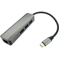 Cables Direct USB C Gig Lan-3 Port A Hub