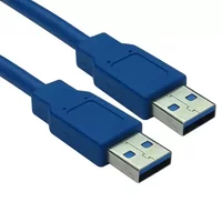 Cables Direct USB 3.0 A 3m USB cable USB 3.2 Gen 1 (3.1 Gen 1) USB A Blue