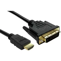 Cables Direct 99DVHD-303 video cable adapter 3 m HDMI Type A (Standard) DVI-D Black
