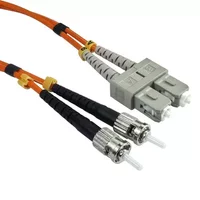 Cables Direct ST-SC OM2 MMF 0.5m InfiniBand/fibre optic cable Orange