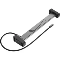 Hama 00200149 laptop dock/port replicator Docking Black. Grey