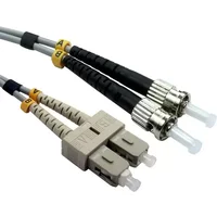 Cables Direct ST-SC OM1 MMF 0.5m InfiniBand/fibre optic cable Grey