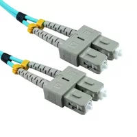 Cables Direct 0.5 MTR SC-SC MMD OM4 FIBRE CABLE