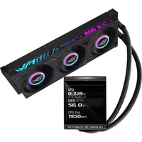 ASUS ROG STRIX LC IV 360 ARGB LCD Display 360mm AIO Cooler - Black - 90RC01M1-B0EAY0