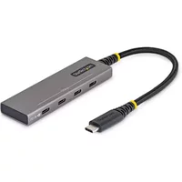 StarTech.com 4-Port USB-C Hub, 10Gbps, 100W PD Charging, 4x USB-C Ports, Overcurrent Protection, PCR Aluminum, For MacBook / Dell / ThinkPad / HP / iPad / Tablet