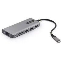 StarTech.com USB-C to HDMI Multiport Adapter 140W PD Charging 4K 60Hz 3-Port USB 10Gbps Hub SD Card Slot 2.5GbE Mini Dock for MacBook / Dell / Thinkpad / HP