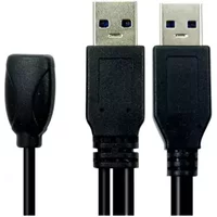 Cables Direct USB3-AABOOST-10M USB cable USB 3.2 Gen 1 (3.1 Gen 1) USB A Black