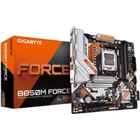 GIGABYTE B850M FORCE Motherboard - AMD Ryzen 9000 Series CPUs, 8+2+2 Phases Digital VRM, up to 9600MHz DDR5 (OC), 1xPCIe 5.0 + 2xPCIe 4.0 M.2, 2.5 GbE LAN, USB 3.2 Gen 2