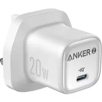 Anker USB-C Charger. 20W Fast Charging. White