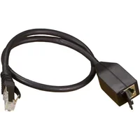 Cablenet 0.15m MPTL Cat6a Black S/FTP LSOH 26AWG Cable Adaptor