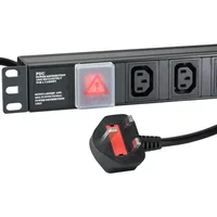Cablenet 10 Way IEC - C13 Horizontal 1u PDU with UK 3m Feed