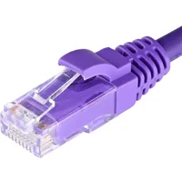 Cablenet 10m Cat5e RJ45 Violet U/UTP LSOH 24AWG Snagless Booted Patch Lead