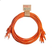 Cablenet 1m Cat6 RJ45 Orange U/UTP LSOH 24AWG Snagless Booted Patch Lead (PK10)