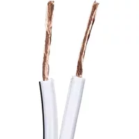 Cablenet 2 Core 42/0.18mm Strands CPR Eca Speaker Cable White 100m Reel