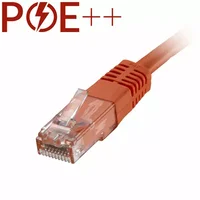 Cablenet 20m Cat6 RJ45 Orange U/UTP PVC 24AWG Flush Moulded Booted Patch Lead