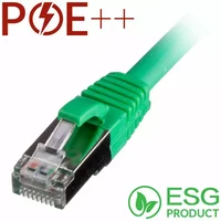 Cablenet 2m Cat6a RJ45 Green S/FTP LSOH 26AWG Snagless Booted Patch Lead (PK 100)