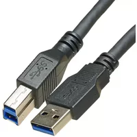 Cablenet 2m USB 3.0 Type A Male - USB 3.0 Type B Male Black Cable