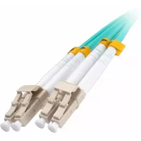 Cablenet 3.5m OM3 50/125 LC-LC Duplex Aqua LSOH Fibre Patch Lead InfiniBand/fibre optic cable Aqua colour