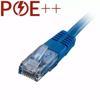 Cablenet 5m Cat6 RJ45 Blue U/UTP PVC 24AWG Flush Moulded Booted Patch Lead