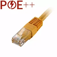 Cablenet 5m Cat6 RJ45 Yellow U/UTP PVC 24AWG Flush Moulded Booted Patch Lead