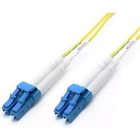 Cablenet 5m OS2 9/125 LC-LC Duplex Yellow LSOH 1.8mm Minizip Fibre Patch Lead