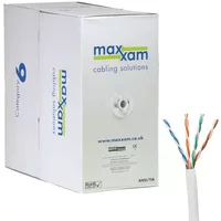 Cablenet Cat6 White U/UTP LSOH 23AWG Solid CPR Dca Cable 305m Reelex Box