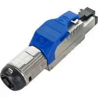 Cablenet Cat6a RJ45 FTP Field Termination Plug with Blue Latch