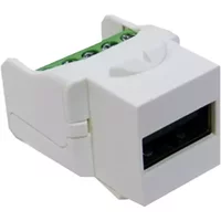 Cablenet USB 2.0 Type A Female - 5 Pin Terminal Keystone White