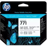 HP 771 Photo Black/Light Gray DesignJet Printhead HP DesignJet Z6200 Photo Printer series Thermal inkjet Black CE020A Singapore 28 mm