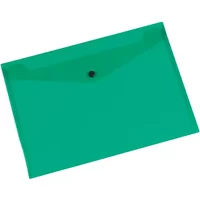 Q-Connect Polypropylene Document Folder A4 Green Pack of 12 KF03597
