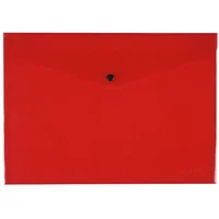 Q-Connect Doc Folder A4 Red PK12 - Document Wallets - Popper Wallets