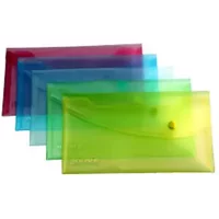 Rapesco Foolscap Pastel Popper Wallet Assorted Polypropylene (PP) DL