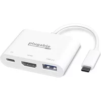 Plugable 3-in-1 USB-C Adapter / Mini Dock HDMI (USBC-MD101)