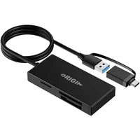 Origin Storage Origin USB3.2 Gen1 Multi-Ports Card Reader with USB-C and USB-A adapter